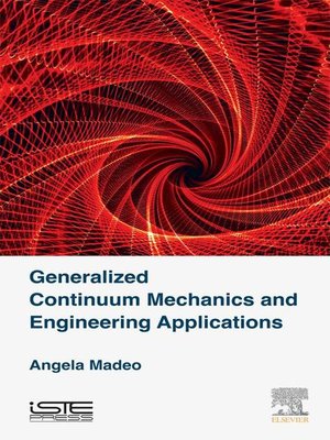 cover image of Generalized Continuum Mechanics and Engineering Applications